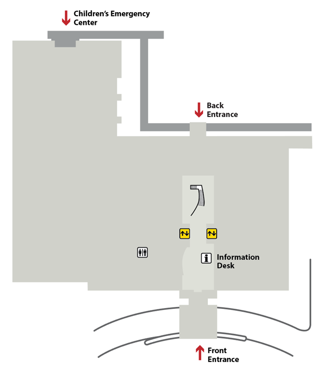 Children's Hospital–Midlands Campus Map | Prisma Health Children's Services