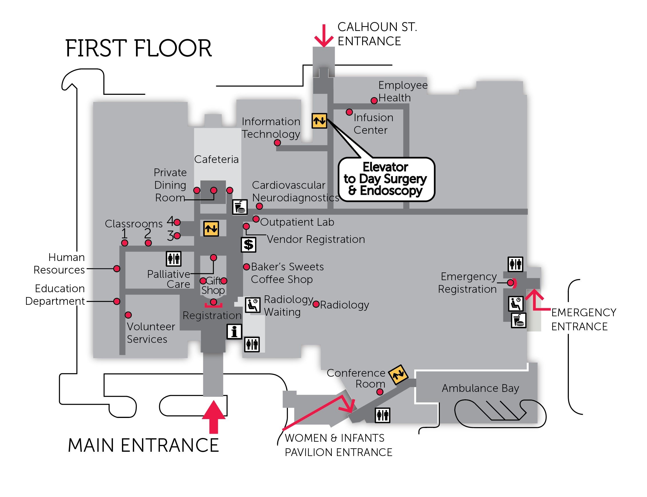 Prisma Health Tuomey Hospital Campus and Floor Plan Maps | Prisma Health  Children's Services